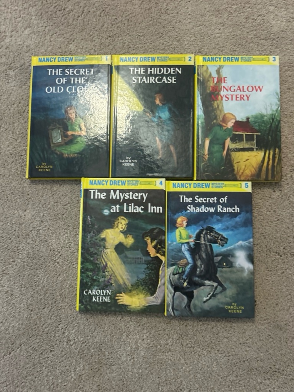 Chronicle Books Nancy Drew Set with Yellow, Blue, Green, Black Covers